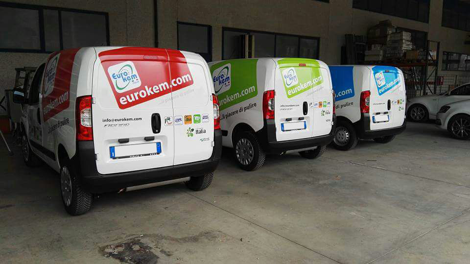 decorazione flotta aziendale eurokem
