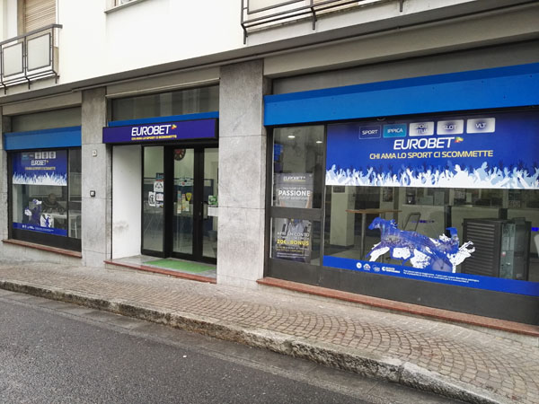 Decorazione Vetrine Eurobet