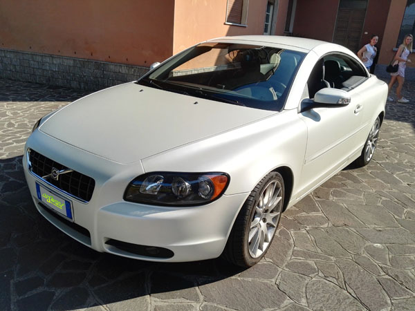 Volvo c70 cabrio da panna a perla 3m