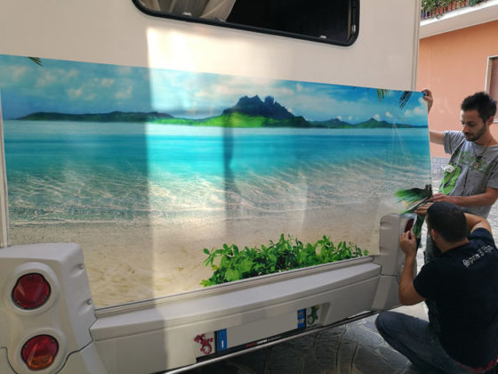 decorazione camper