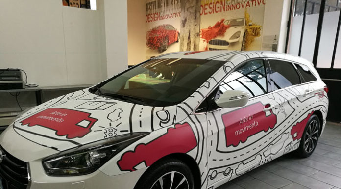 decorazione automezzo aziendale flotta aziendale Caloni Autotrasporti