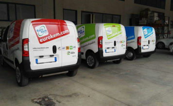decorazione flotta aziendale eurokem