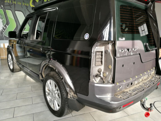 Land Rover Discovery Rivestito con pellicola nero lucido